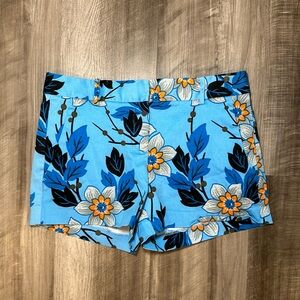 Theory Floral Yanima Oahu Rayon Blend Shorts - 2